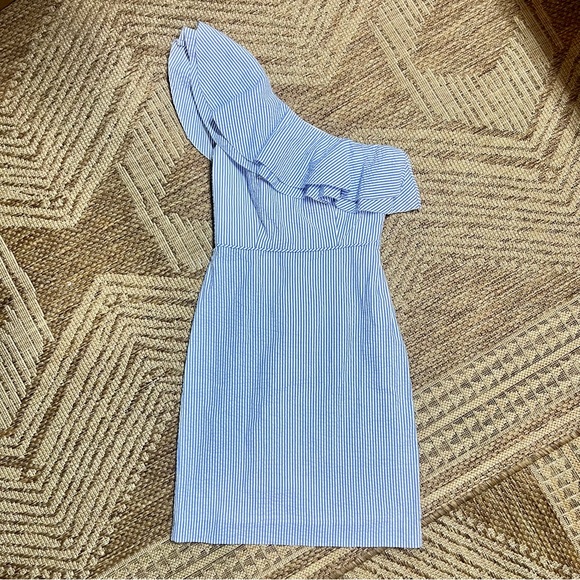 J.Crew One Shoulder Dress - Picture 3 of 6